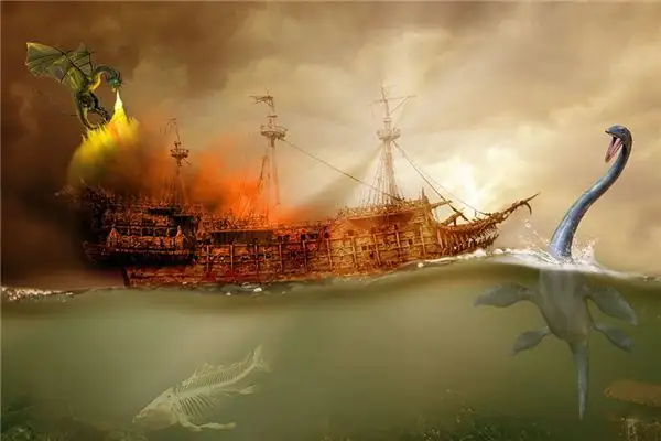 Dream of a Water Monster - Nuvora Dream Interpretation-DreamDecode